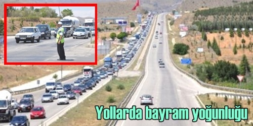 Yolarda büyük yoğunluk var