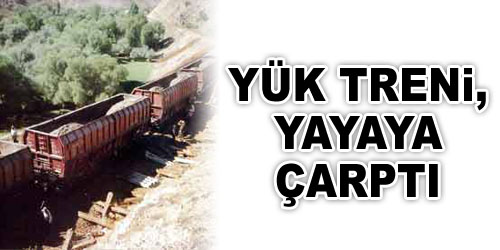 Yük Treni, Yayaya Çarptı