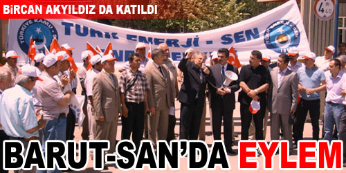 Barut-San İşçileri Yine Eylemde