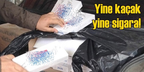 7 bin 310 paket kaçak sigara yakalandı