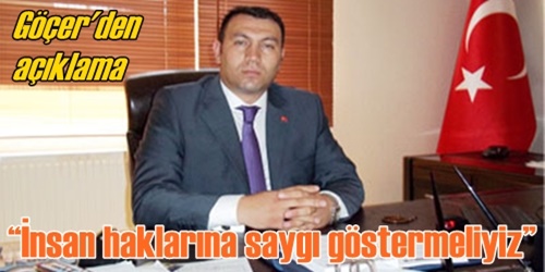  İnsan haklarına saygı göstermeliyiz