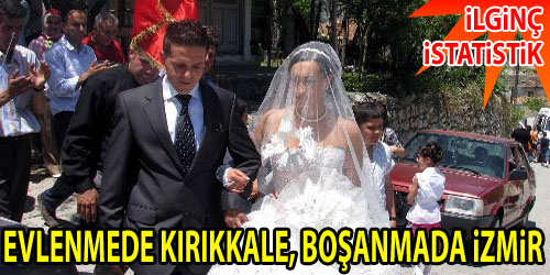 Evlenme Hızında Lideriz