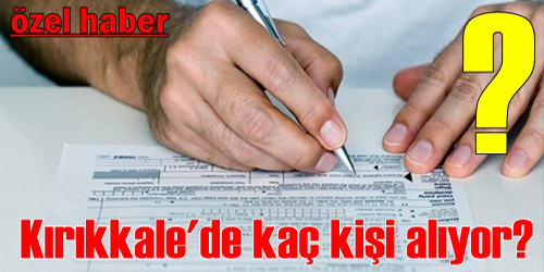 Kaç kişi maaş alıyor