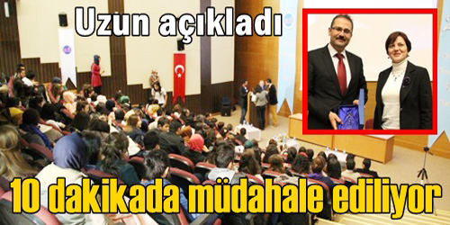 10 dakikada müdahale ediliyor