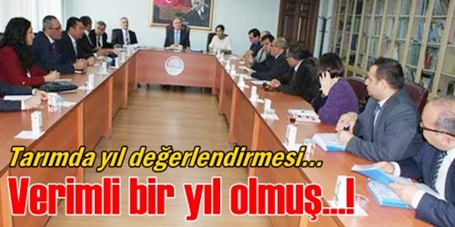  Tarımda verimli bir yıl geçirdik