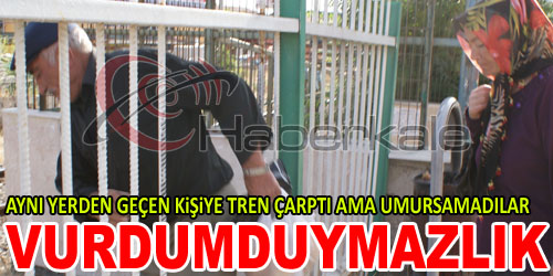 Tren Çarptı, Ağır Yaraladı