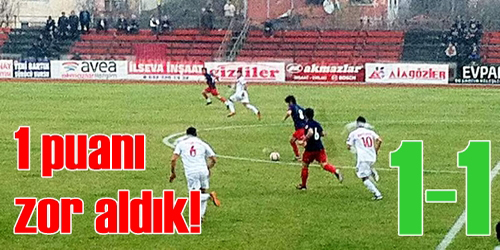 1 puanı söke söke aldık!