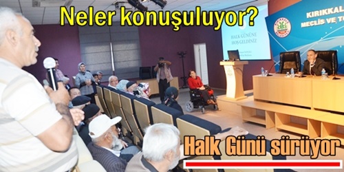 Halk gününe ilgi sürüyor