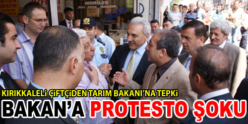 Bakan`a Kırıkkale`de Soğuk Duş