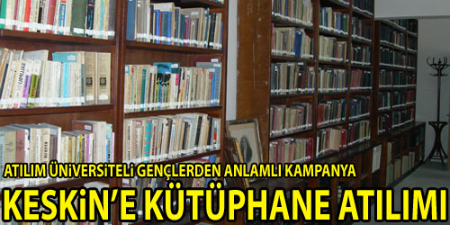 Atılım`lı Gençlerden Kitap Kampanyası