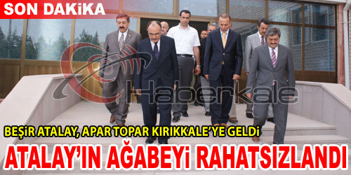 Atalay, Kırıkkale`ye Geldi