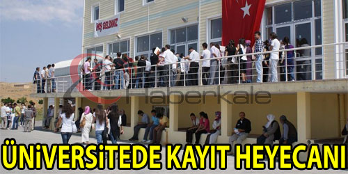 Üniversitede Kayıtlar Başladı