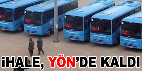 Toplu Taşıma İhalesi Yön`de