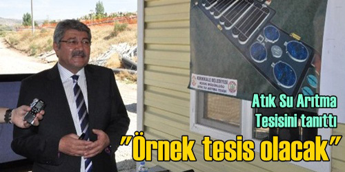 Atık Su Arıtma Tesisini Tanıttı