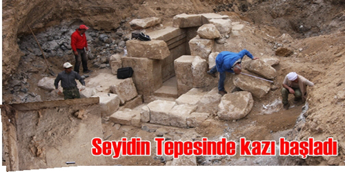 Seyidin Tepesinde Kazı Başladı  