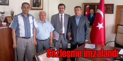 Sözleşme İmzaladılar