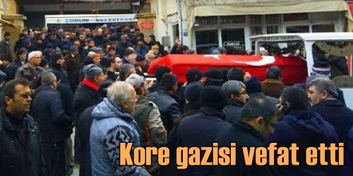 Kore Gazisi Toprağa Verildi