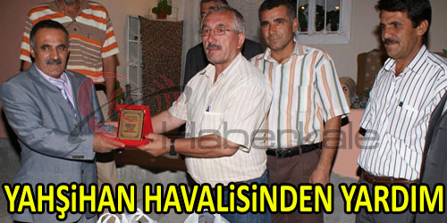 Yahşihanlılardan Erzak Yardımı