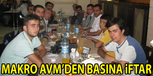 Makro`dan Basına İftar Yemeği