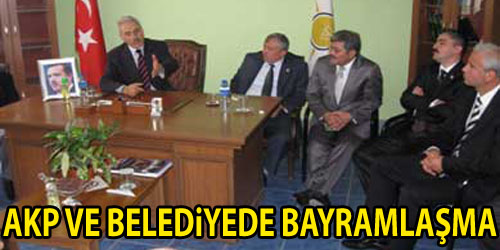 AKP`liler Bayramlaştı