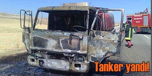 Tanker Seyir Halinde Yandı