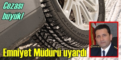 Kış lastiklerinizi takın