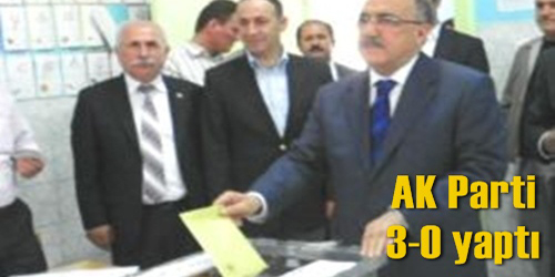 Seçimi AK Parti kazandı