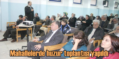 Mahallelerde Toplantı