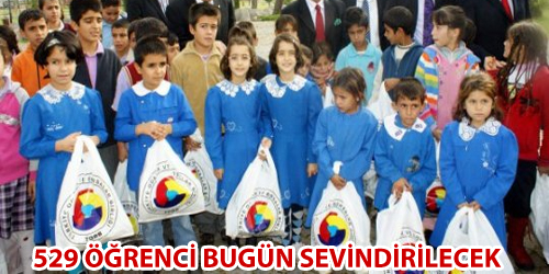 529 Öğrenci Bugün Giydirilecek
