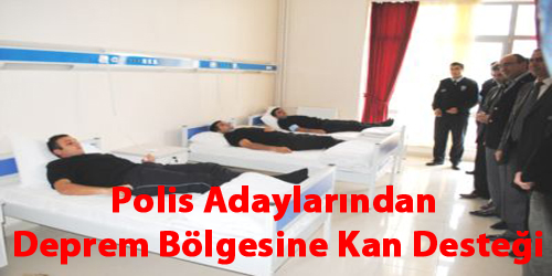 Deprem Bölgesine Kan Desteği