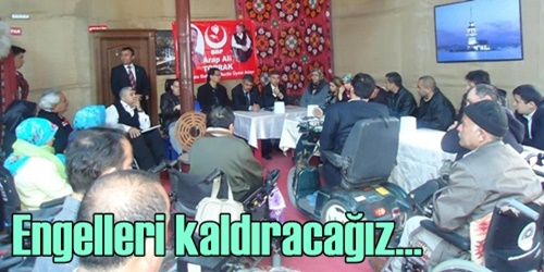 Tüm engelleri kaldıracağız