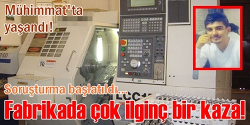 Elbisesi tutuşan  MKE işçisi yaralandı