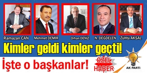 Kimler geldi kimler geçti!