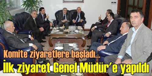 Genel Müdür ile görüştüler