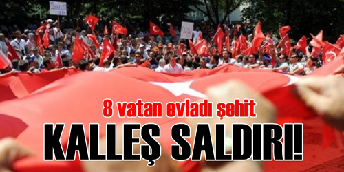 8 Vatan Evladı Şehit