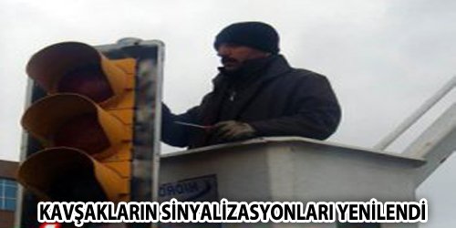 Kavşakların Sinyalizasyonları Yenilendi 