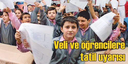 Velilere Uyarı!