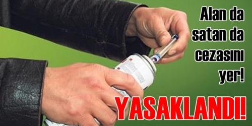 Çocuklara çakmak ve gaz satışı yasak!