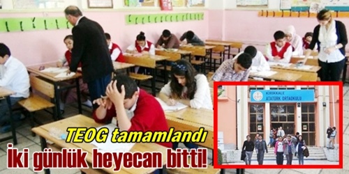 TEOG sınavları yapıldı