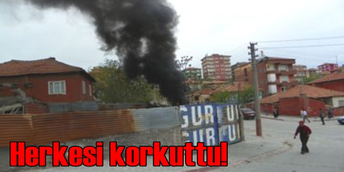 Yangın herkesi korkuttu!