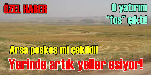 Arsa Peşkeş Mi Çekildi!