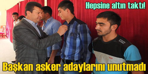 Asker Adaylarını Unutmadı