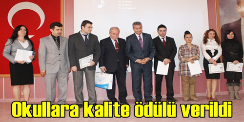 OKULLARA KATİLE ÖDÜLÜ VERİLDİ..