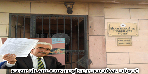 Kayıp Silahların Peşine Pekdoğan Düştü