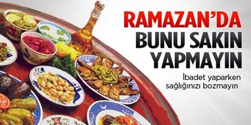 Beslenmenize dikkat edin