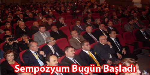 Sempozyum Bugün Başladı