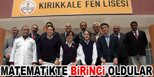 OYAK`ta Fen Lisesi Birinci