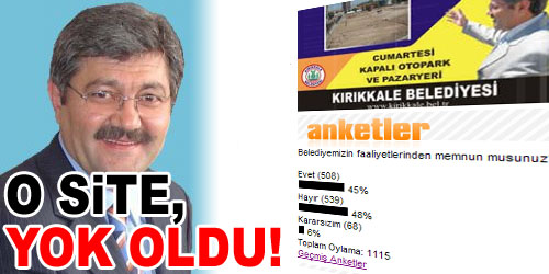 O Site, Yayından Kaldırıldı