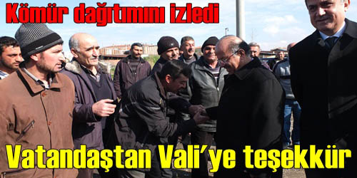 Kömür Dağıtımını İzledi