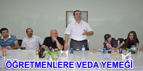 ÖĞRETMENLERE VEDA YEMEĞİ
